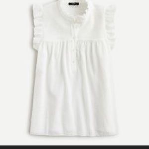 JCrew sleeveless gauze top